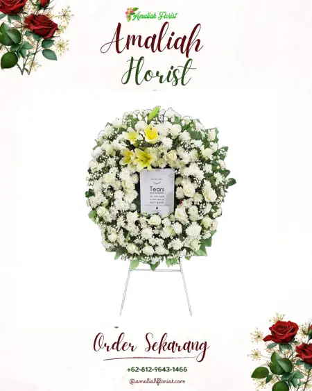 Krans Bunga Duka Tempat Akad Nikah Bogor