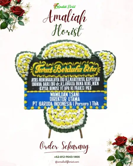 Papan Bunga Duka Tempat Akad Nikah Bogor